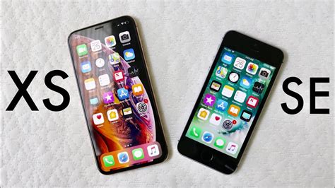 Iphone x and iphone se